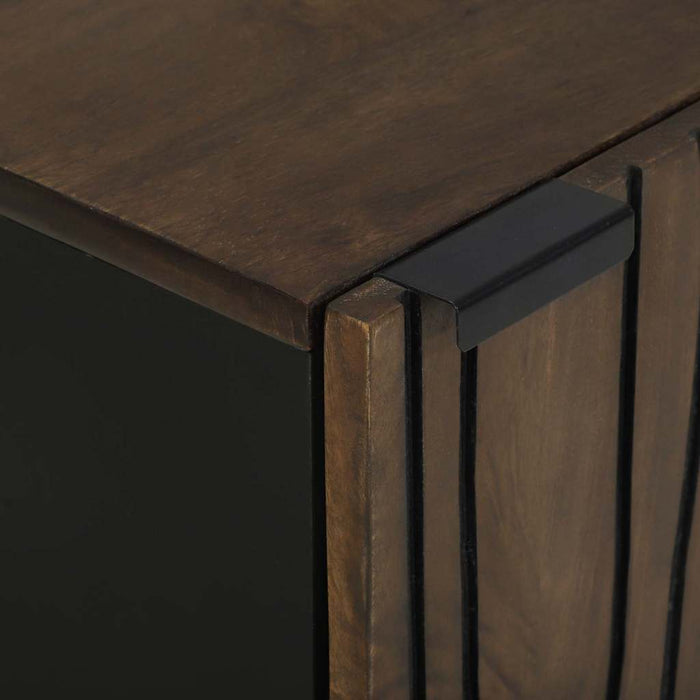 Armadio per Lavabo da Bagno con porta Noce 38 x 33,5 x 58 cm 4018029