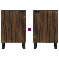 Armadio per Lavabo da Bagno con porta Noce 38 x 33,5 x 58 cm 4018029