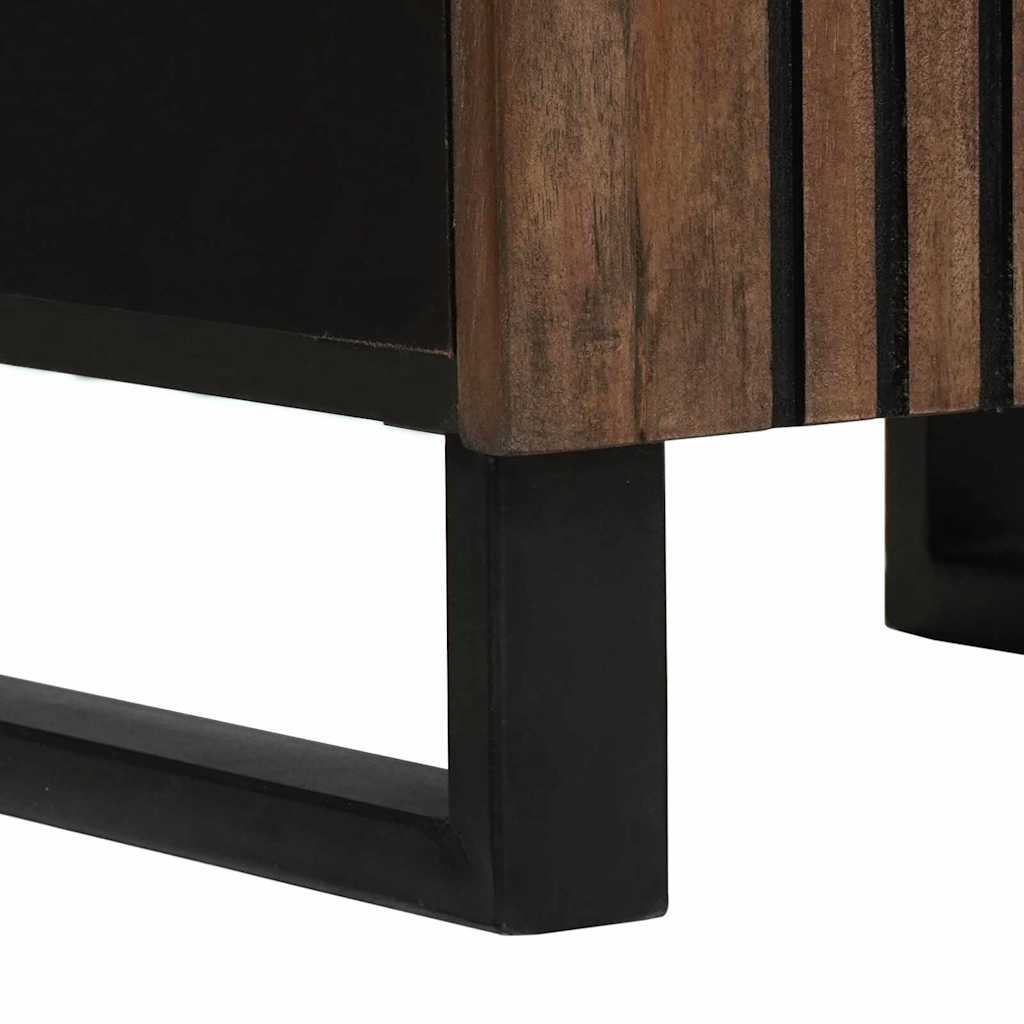 Armadio per Lavabo da Bagno-Armadietto da bagno-Mobiletto da bagno con porta Noce 38 x 33 x 160 cm