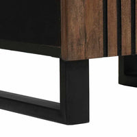 Armadio per Lavabo da Bagno-Armadietto da bagno-Mobiletto da bagno con porta Noce 38 x 33 x 160 cm