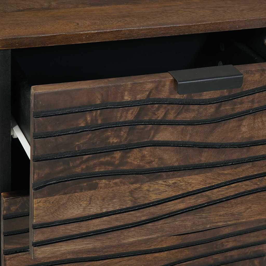 Credenza-Buffet-Armadio da cucina Marrone 40 x 33 x 75 cm legno massello di mango 862057