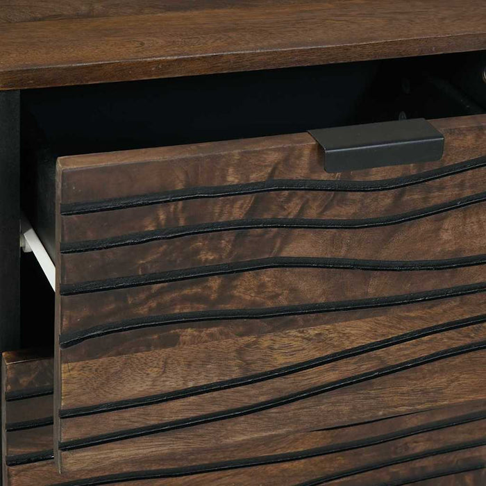 Credenza-Buffet-Armadio da cucina Marrone 40 x 33 x 75 cm legno massello di mango 862057