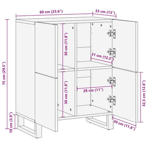 vidaXL Armadi e Supporti per Storage di Media Marrone