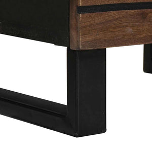 Credenza-Buffet-Armadio da cucina Marrone 40 x 33 x 110 cm legno massello di mango 341014