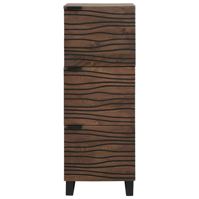 Credenza-Buffet-Armadio da cucina Marrone 40 x 33 x 110 cm legno massello di mango 341014