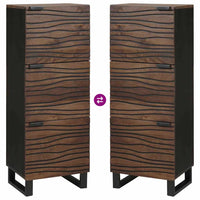 vidaXL Credenza Marrone 40 x 33 x 110 cm legno massello di mango