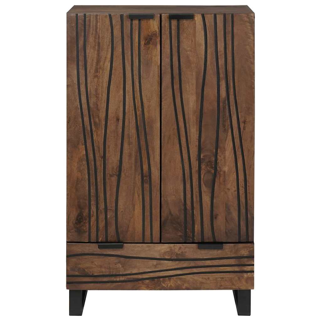 Highboard Marrone 60 x 33 x 100 cm legno massello di mango 4018038
