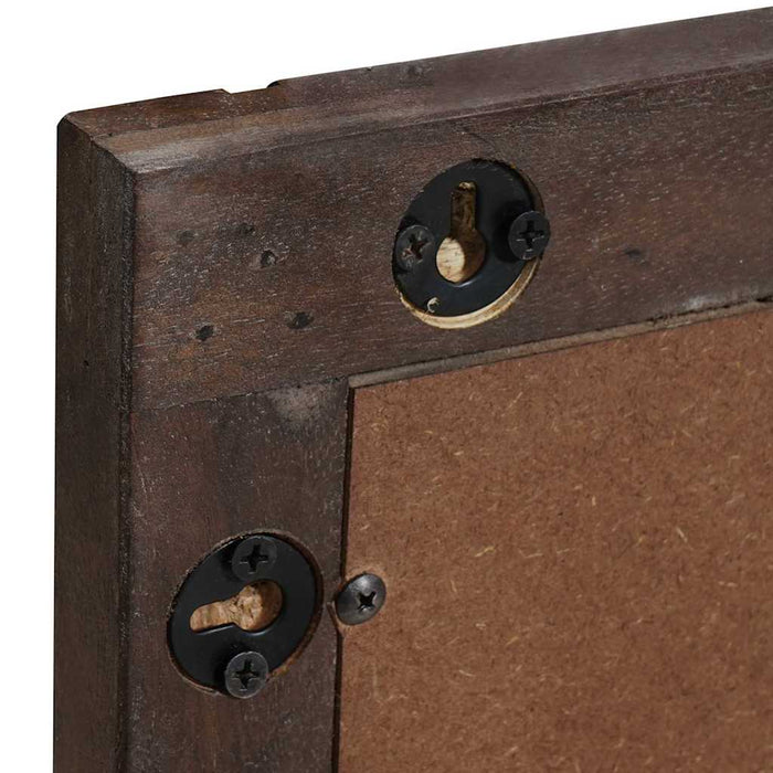 Specchio da bagno , 50x70x3 cm, in legno massello di mango. 4018039