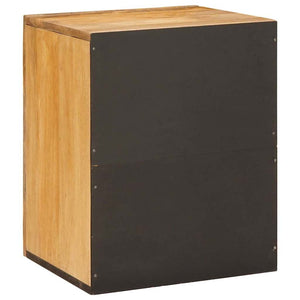 Mobile Appeso da Bagno con lo scaffale Marrone 38 x 33 x 48 cm 4018064