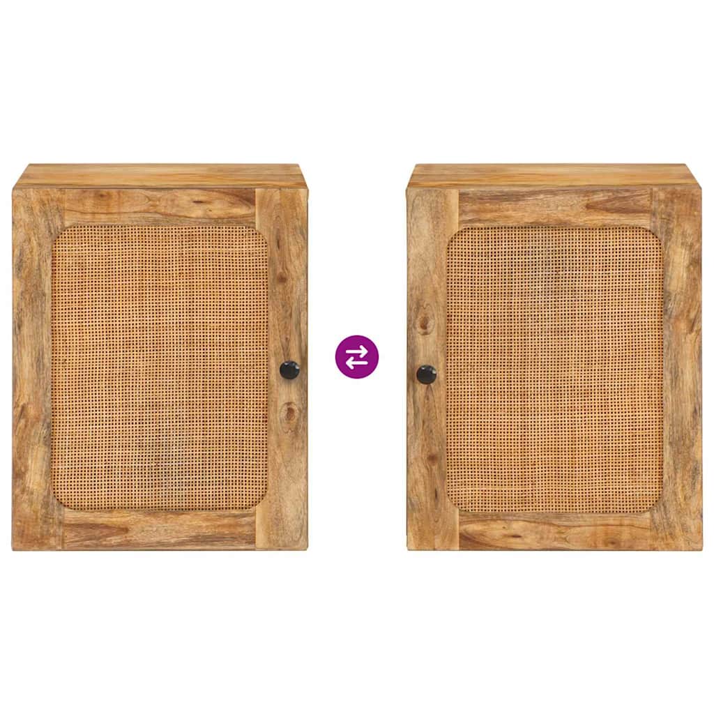 Mobile Appeso da Bagno con lo scaffale Marrone 38 x 33 x 48 cm 4018064