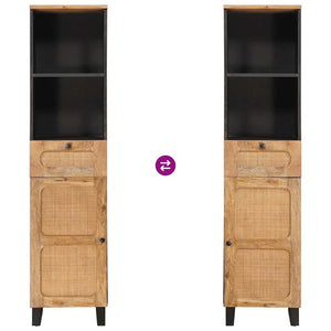 Mobile da Bagno con lo scaffale Marrone 38 x 33 x 160 cm 4018066