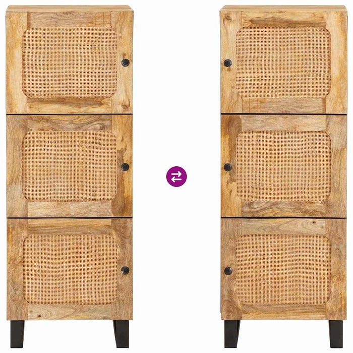 Credenza Marrone 60 x 33,5 x 100 cm Legno di mango massello 4018074