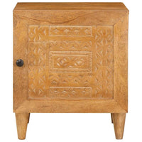 vidaXL Comodino Marrone chiaro 40 x 33 x 46 cm legno massello di mango