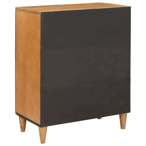 vidaXL Credenza Marrone chiaro 60 x 33 x 75 cm legno massello di mango