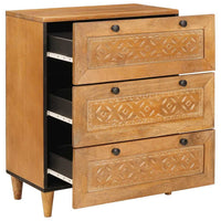 Credenza Marrone chiaro 60 x 33 x 75 cm legno massello di mango 4018083