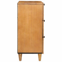 vidaXL Credenza Marrone chiaro 60 x 33 x 75 cm legno massello di mango