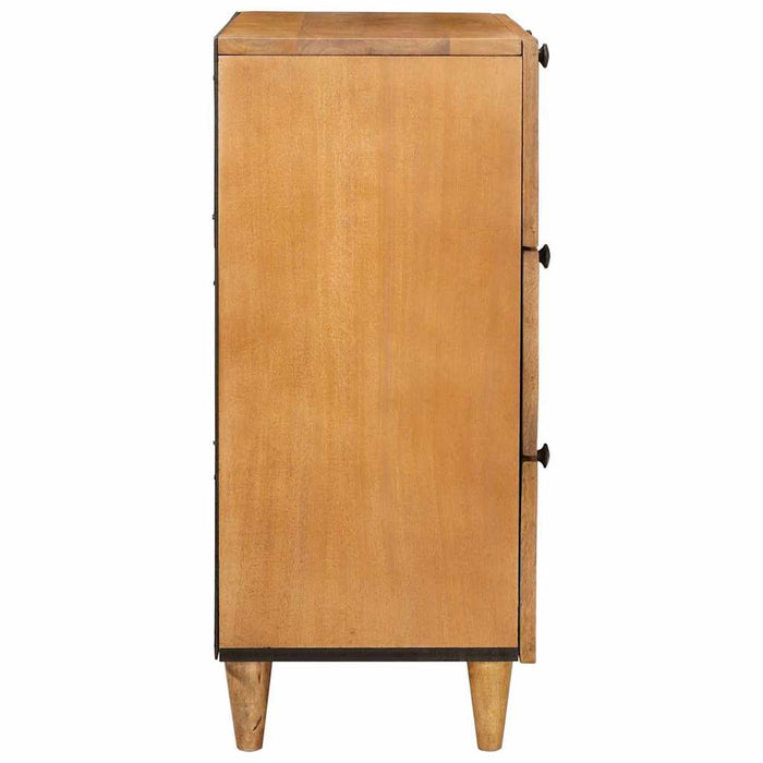 vidaXL Credenza Marrone chiaro 60 x 33 x 75 cm legno massello di mango