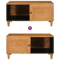 Tavolino da salotto con porta Marrone chiaro 80 x 50 x 40 cm 4018084