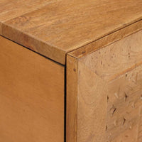 vidaXL Tavolino da salotto con porta Marrone chiaro 80 x 50 x 40 cm