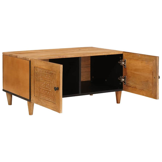 Tavolino da salotto con porta Marrone chiaro 80 x 50 x 40 cm 4018085