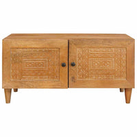 Tavolino da salotto con porta Marrone chiaro 80 x 50 x 40 cm 4018085