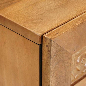 Comodino Marrone chiaro 50 x 33 x 60 cm legno massello di mango 4018091