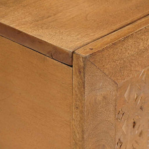 Tavolino da salotto con porta Marrone chiaro 100 x 54 x 40 cm 4018092