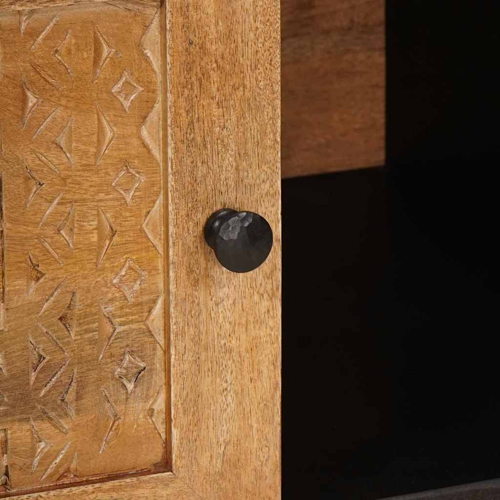 vidaXL Tavolino da salotto con porta Marrone chiaro 100 x 54 x 40 cm