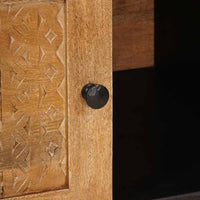 vidaXL Tavolino da salotto con porta Marrone chiaro 100 x 54 x 40 cm