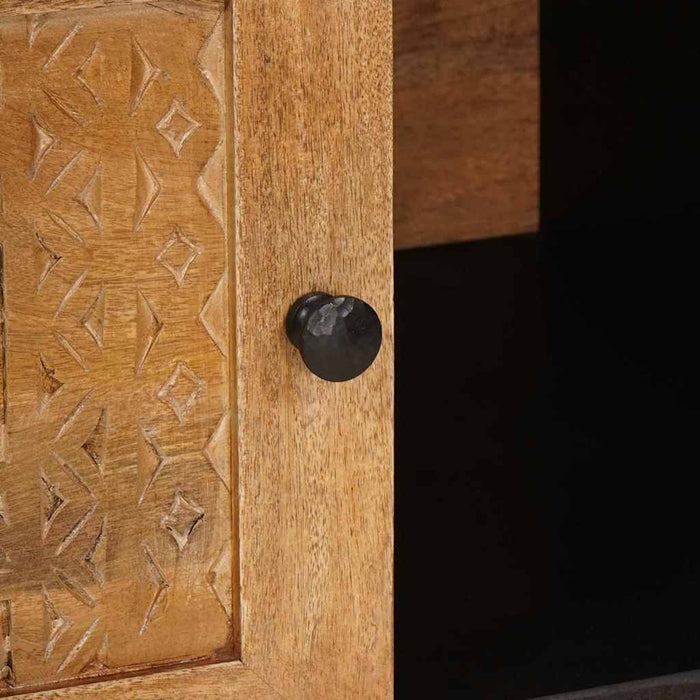 Tavolino da salotto con porta Marrone chiaro 100 x 54 x 40 cm 4018092