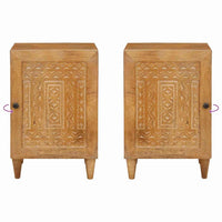 vidaXL Mobile da Bagno con porta Marrone chiaro 38 x 33.5 x 160 cm