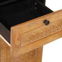 vidaXL Mobile da Bagno con cassetto Marrone chiaro 38 x 33.5 x 160 cm