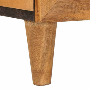 vidaXL Mobile da Bagno con cassetto Marrone chiaro 38 x 33.5 x 160 cm