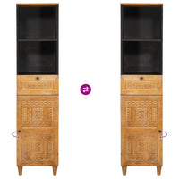 Mobile da Bagno con cassetto Marrone chiaro 38 x 33.5 x 160 cm 4018102