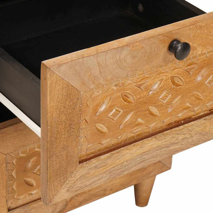 vidaXL Credenza con cassetto Marrone chiaro 33.5 x 40 x 75 cm