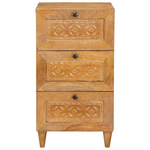 vidaXL Credenza con cassetto Marrone chiaro 33.5 x 40 x 75 cm