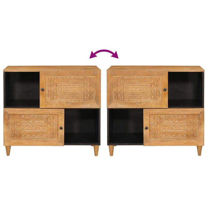 vidaXL Credenza Marrone chiaro 33.5 x 80 x 75 cm