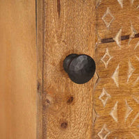 Credenza con lo scaffale Marrone chiaro 40 x 33 x 110 cm 4018109