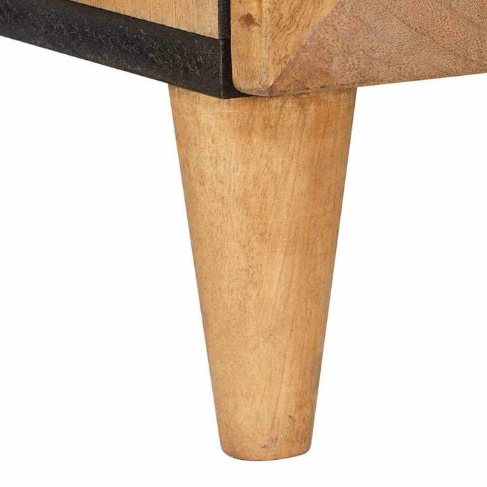 vidaXL Credenza con lo scaffale Marrone chiaro 40 x 33 x 110 cm