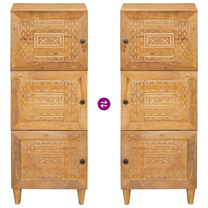 vidaXL Credenza con lo scaffale Marrone chiaro 40 x 33 x 110 cm