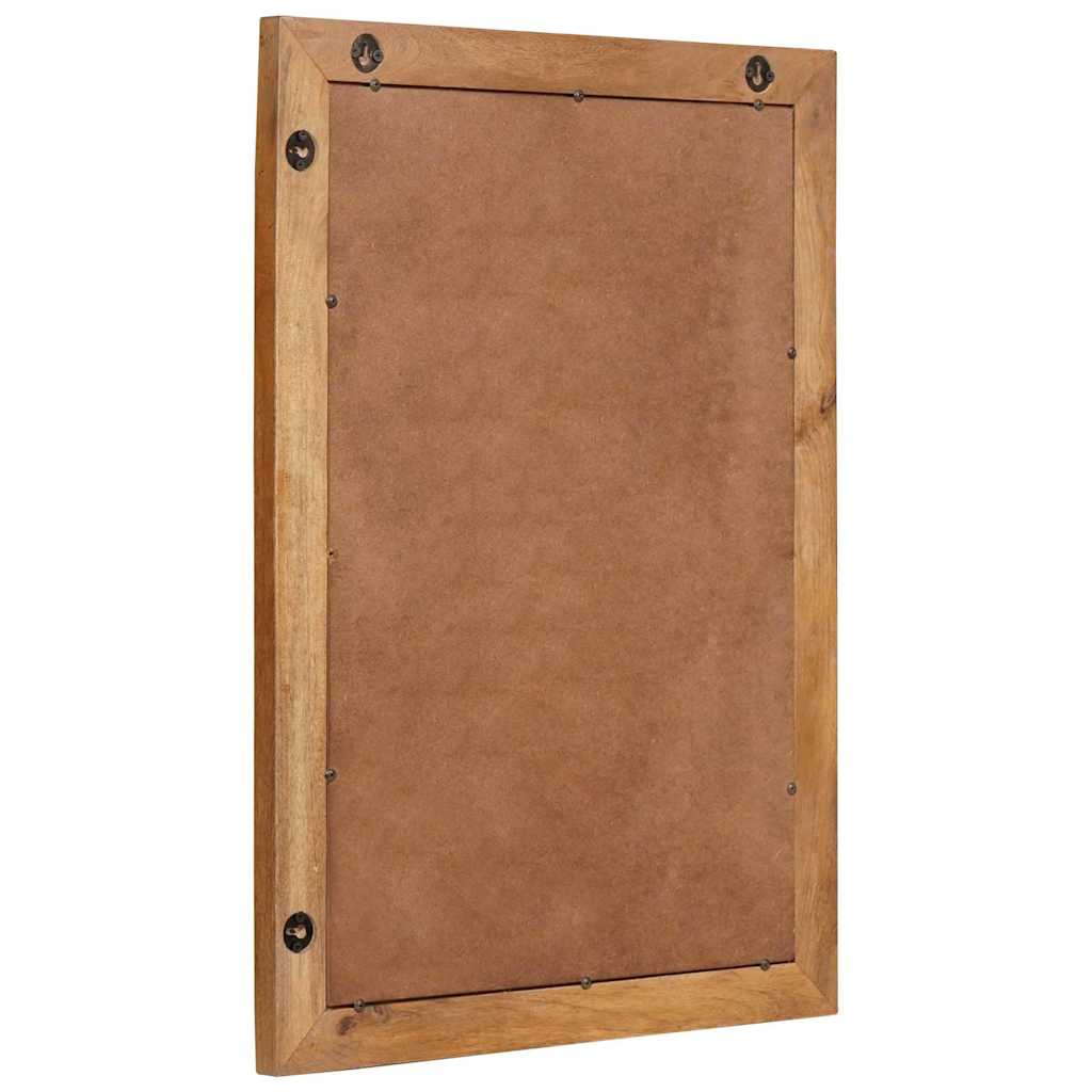 Specchio Marrone chiaro 57 x 70 x 3 cm legno massello di mango 4018111