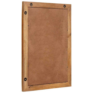 Specchio Marrone chiaro 57 x 70 x 3 cm legno massello di mango 4018111