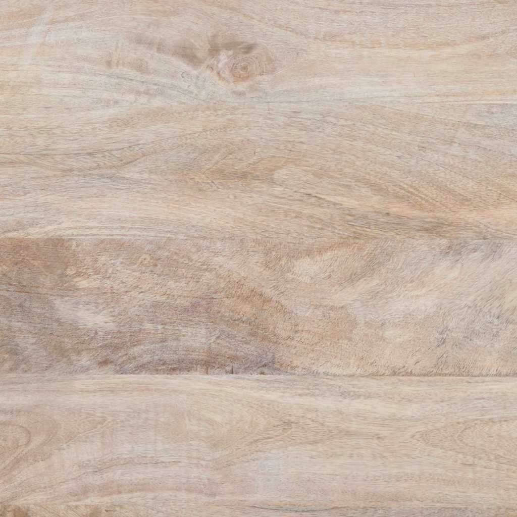 Comodino Beige 40 x 33 x 46 cm legno massello di mango 4018114