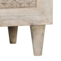 vidaXL Credenza Bianco 60 x 33 x 75 cm legno massello di mango