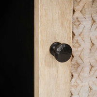 vidaXL Tavolino da salotto con lo scaffale Beige 80 x 50 x 40 cm