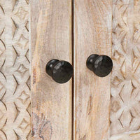 Tavolino da salotto con archiviazione Beige 80 x 50 x 40 cm 4018121