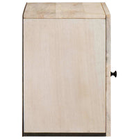 Mobile da Bagno Bianco 38 x 33.5 x 160 cm Legno Massiccio Mango 4018136