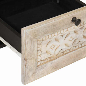 Credenza con cassetto Bianco 33.5 x 40 x 75 cm 4018139