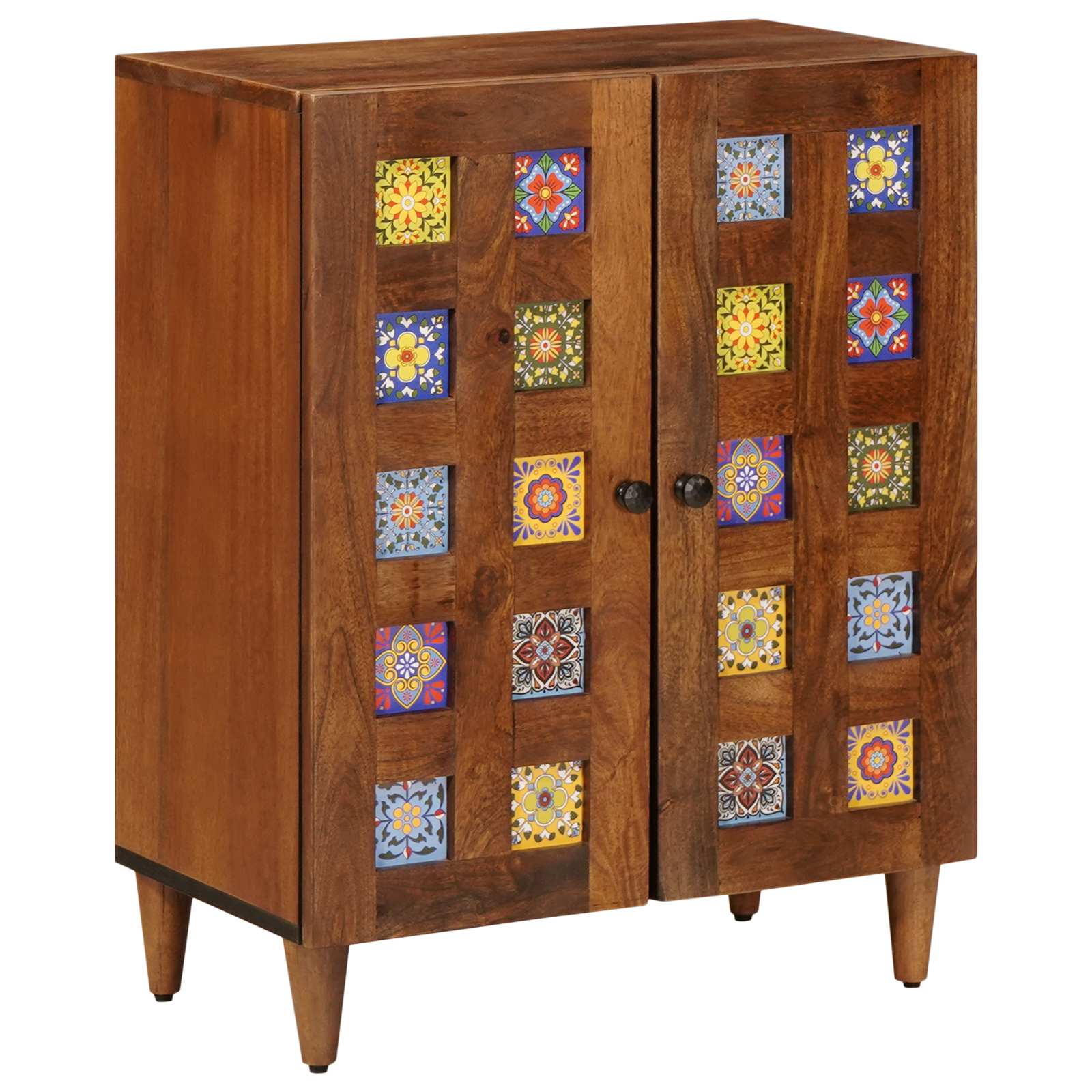 Credenza Noce 60 x 33,5 x 75 cm Legno di mango massello 4018226