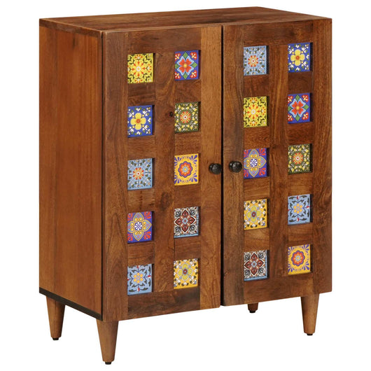 Credenza Noce 60 x 33,5 x 75 cm Legno di mango massello 4018226